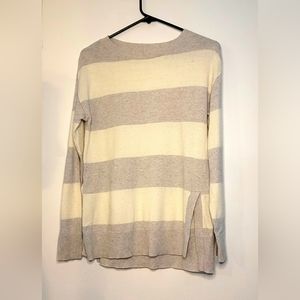 Joe Fresh Grey and Cream Sweater XS